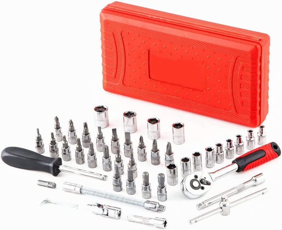 YWHWXB 46 Pieces Mechanic Tool Kit 1/4” - Image 3