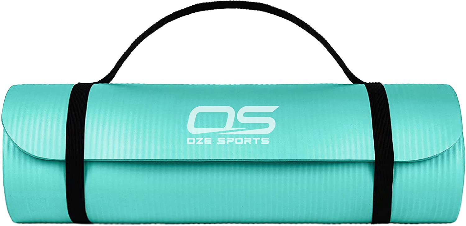 Yoga Mat Exercise NBR Fitness foam mat Extra Thick Non-Slip Large Padded High Density - Image 3