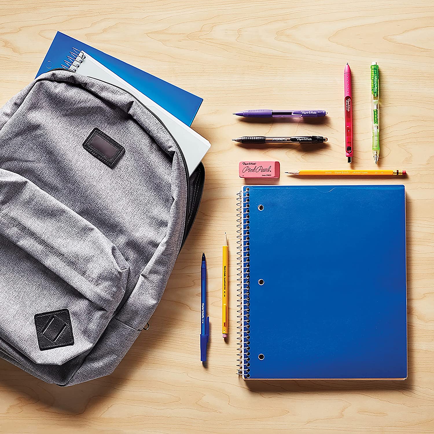 Paper Mate & Sharpie Pens Set | Stationary Supplies | Ballpoint Pens, Highlighters, Mechanical Pencils & Correction Tape | Perfect for School & Office | 23 Count - Image 3